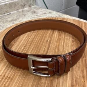 Allen Edmonds 44 brown leather belt